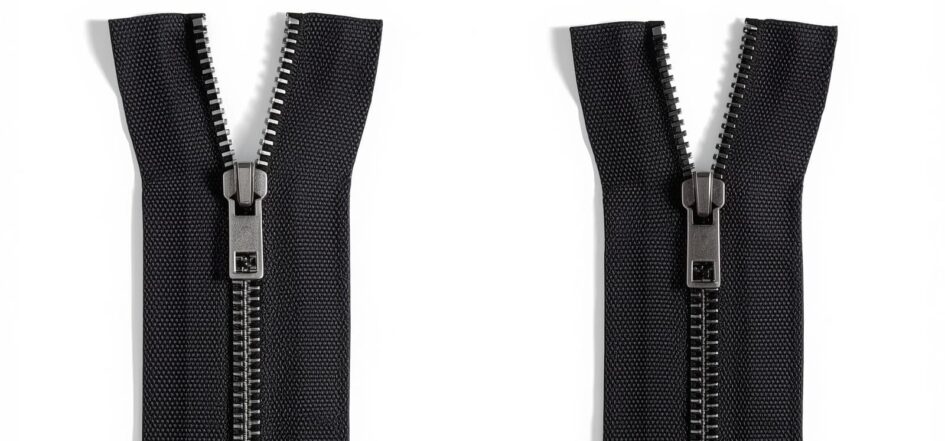 cierres invisibles vs cierres metalicos